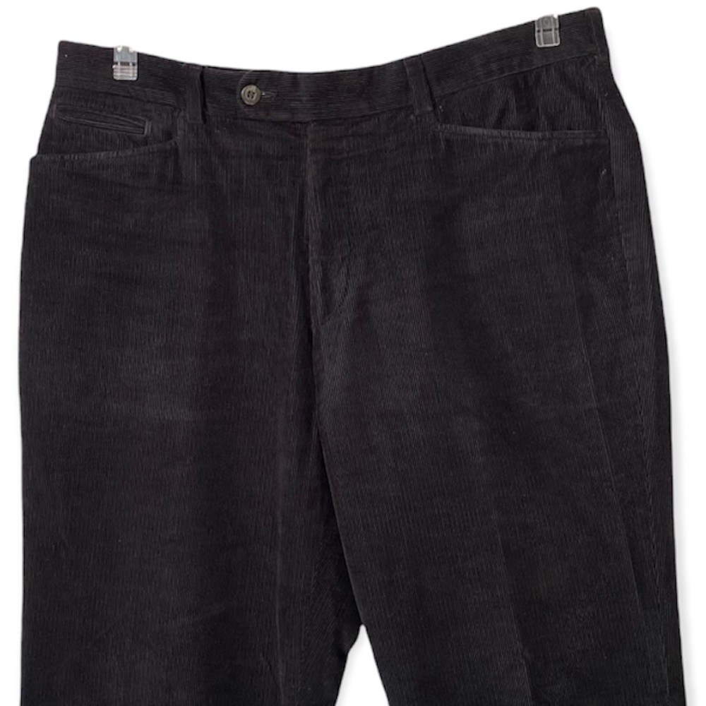 Black Corduroy Dress Pants Size 34R - Picture 5 of 12